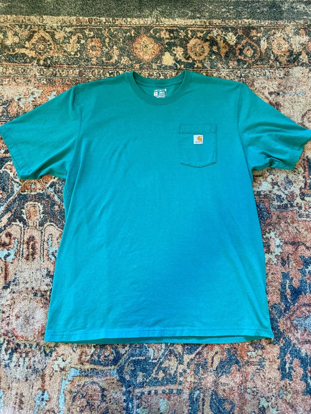Carhartt Loose Fit- Teal Short Sleeve Pocket Tee